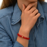 Bracelet jonc Masseria M en résine - corail Corail