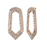 Boucles d'oreilles maxi cristaux Prestige - blanc perlé Perle