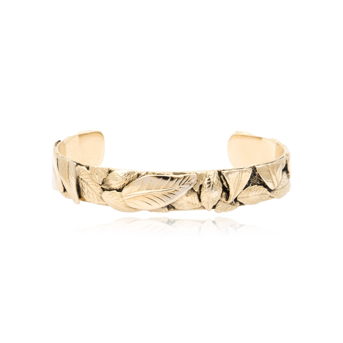 Bracelet jonc ajustable Lucy en métal doré à l'or fin - doré Blanc