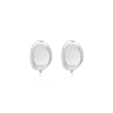Boucles d'oreilles clips Loulou en métal argenté - argent Argent