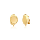 Boucles d'oreilles clips Loulou en métal doré à l'or fin - doré Or