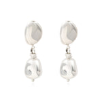 Petites boucles d'oreilles clips Loulou en métal argenté - argent Argent