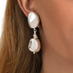 Petites boucles d'oreilles clips Loulou en métal argenté - argent Argent