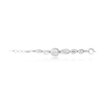 Bracelet Loulou réglable en métal argenté - argent Argent
