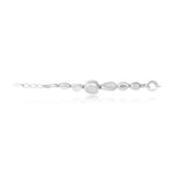 Bracelet Loulou réglable en métal argenté - argent Argent