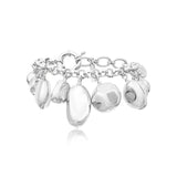 Bracelet chaîne réglable Loulou en métal argenté - argent Argent