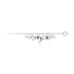 Bracelet chaîne réglable Loulou en métal argenté - argent Argent