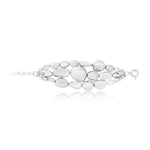 Bracelet large réglable Loulou en métal argenté - argent Argent