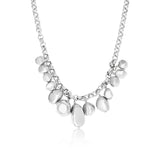 Collier maillons réglable Loulou en métal argenté - argent Argent