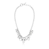 Collier maillons réglable Loulou en métal argenté - argent Argent