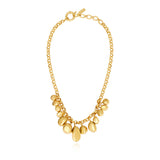 Collier maillons réglable Loulou en métal doré à l'or fin - doré Or