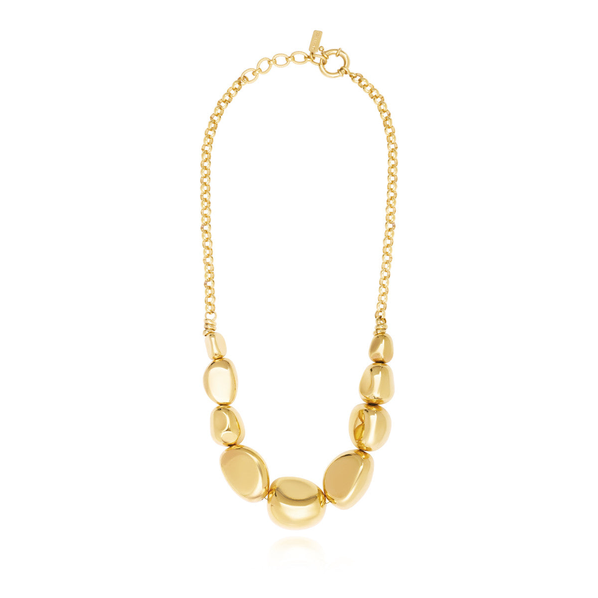 Collier réglable Loulou en métal doré à l'or fin - doré Or