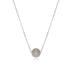 Collier fin pendentif Betty en métal coloré argent - argenté Argent