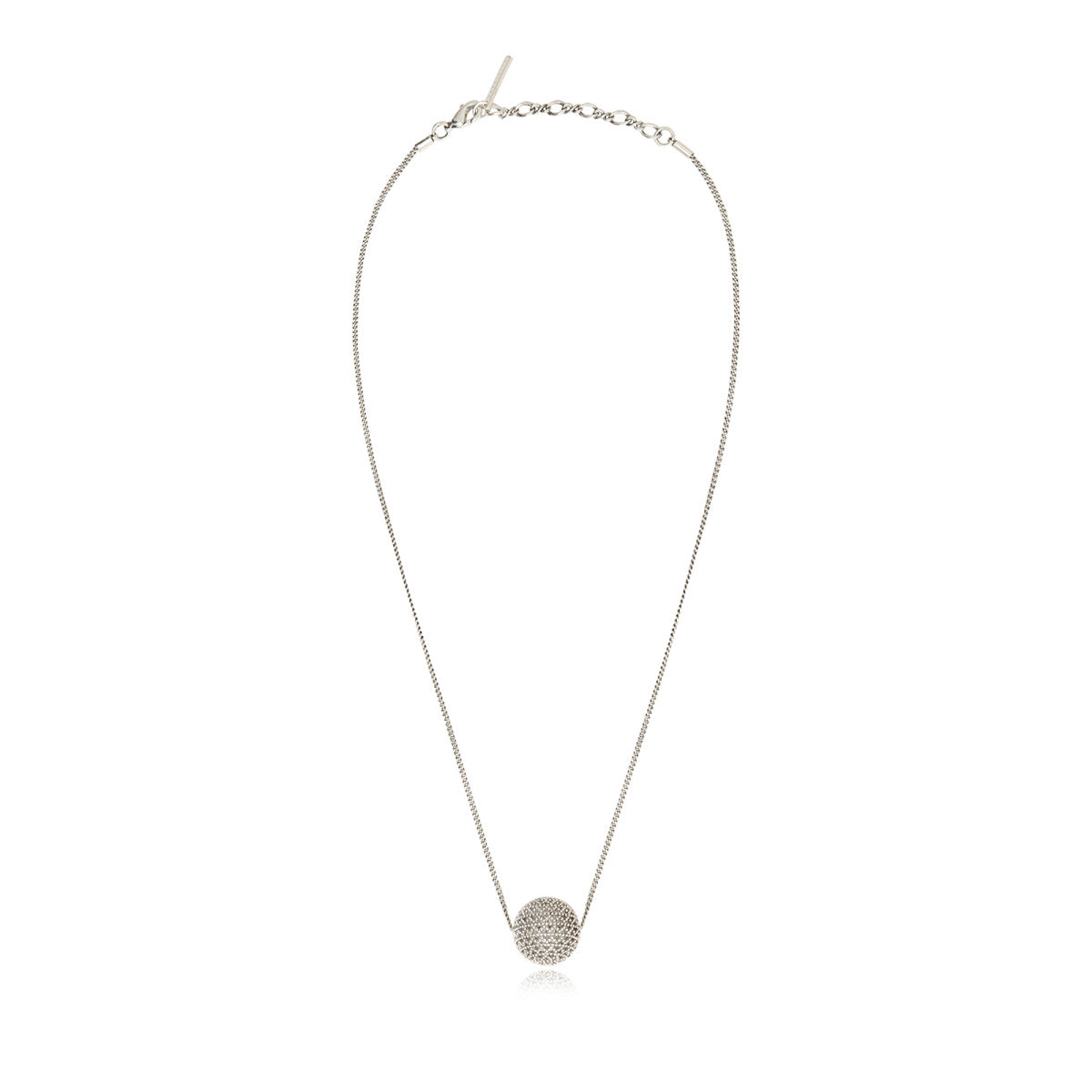 Collier fin pendentif Betty en métal coloré argent - argenté Argent