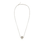 Collier fin pendentif Betty en métal coloré argent - argenté Argent