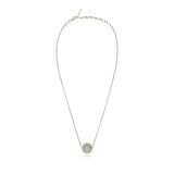 Collier fin pendentif Betty en métal coloré argent - argenté Argent