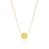 Collier fin pendentif Betty en métal doré à l'or fin - doré Dore