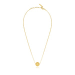 Collier fin pendentif Betty en métal doré à l'or fin - doré Dore