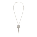 Collier long Betty en métal coloré argent - argenté Argent