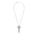 Collier long Betty en métal coloré argent - argenté Argent