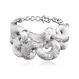 Collier choker Zaza en résine métallisée - argenté Argent