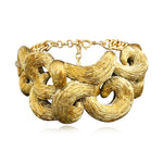 Collier choker Zaza en résine métallisée - doré Dore