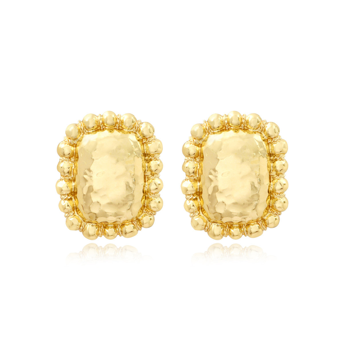 Boucle d'oreille clip dorée Gilda Dore