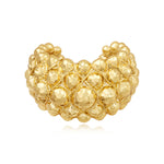 Manchette Gilda dorée - Bracelet oversize Dore