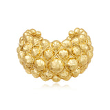 Manchette Gilda dorée - Bracelet oversize Dore