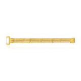 Bracelet Ashanti multirangs en chaînes - doré - taille M Dore