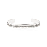 Bracelet jonc Ashanti fin ajustable - argenté - taille L Argent
