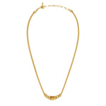 Collier Alicudi en métal doré à l'or fin et anneau émaillé - doré Dore