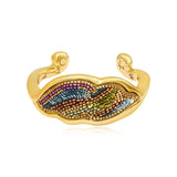 Bracciale Angèle ricamato taglia S – Multicolore