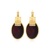 Dormeuses redondas Ashanti – negras