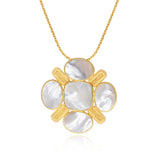 Ashanti long necklace – white