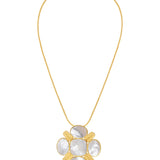 Ashanti long necklace – white