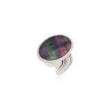 Bague ajustable Ashanti – gris