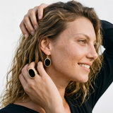 Bague ajustable Ashanti – noire