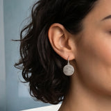 Boucles d'oreilles dormeuses Betty - argentées