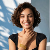 Bracelet manchette Betty - doré