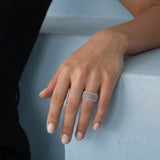 Betty adjustable ring - silver