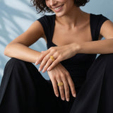 Betty adjustable ring - gold