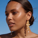 Byzance sleeper earrings – crystal
