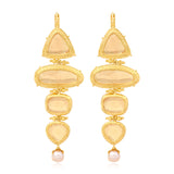 Byzance sleeper earrings – crystal