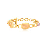 Bracciale sottile con maglie rotonde Bysance – cristallo