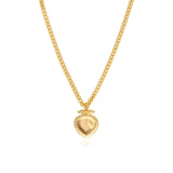Collana pendente a pera Bysance – cristallo