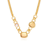 Collier ras du cou Bysance – cristal