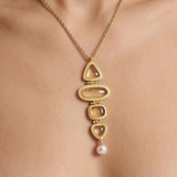 Collier sautoir Bysance – cristal
