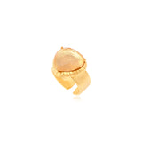Anillo bizantino ajustable en forma de pera – cristal