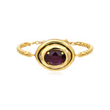 Bracelet chaîne Carmen – violet
